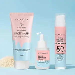 Glamveda Korean Glass Skin Rice & Ceramide 6 Step Gift Box - Image 4