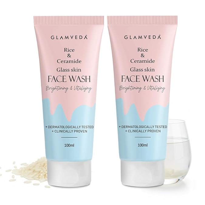 Glamveda Korean Glass Skin Rice & Ceramide 6 Step Gift Box - Image 3